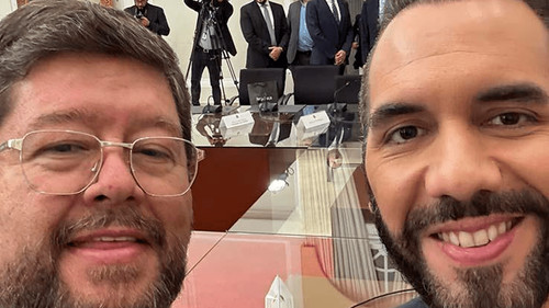 Samuel Doria Medina comparte ideas de seguridad tras reunión con Bukele