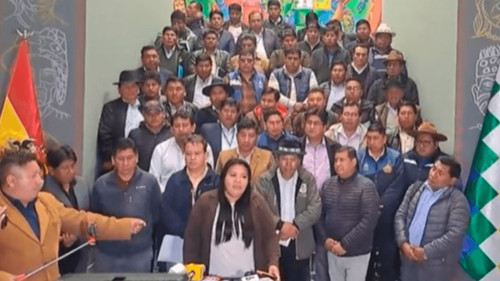 Agamdepaz proclama a Luis Arce como candidato presidencial para 2025-2030