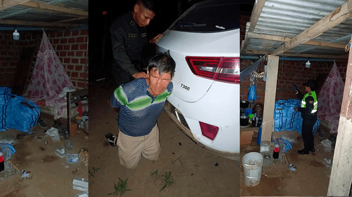Policía desmantela presunto laboratorio de drogas en construcción en Santa Cruz