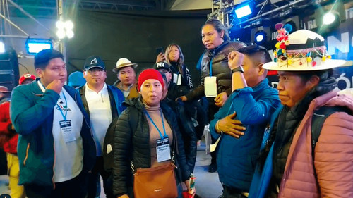 Declaración del presidente del MAS-IPSP tras el congreso